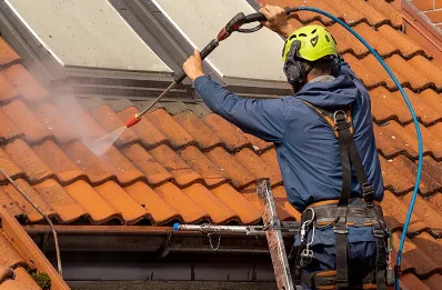 Démoussage et hydrofuge de toiture à Bomy